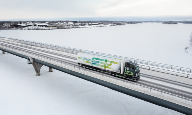 eActros 600 auf Winter-Erprobungstour durch Europa