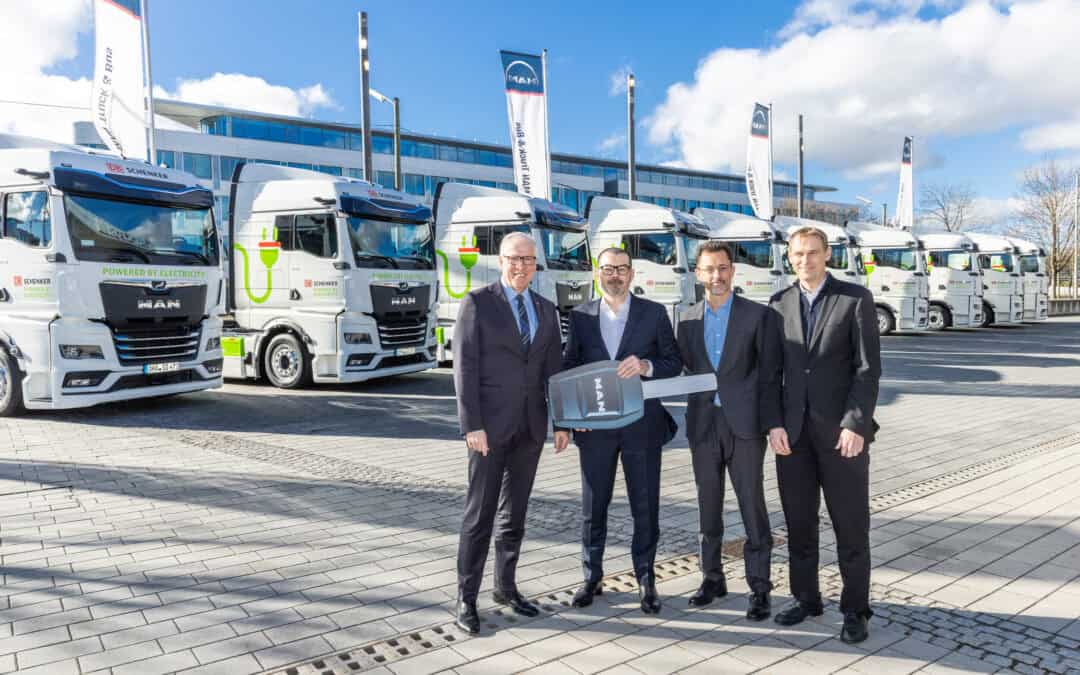 MAN-Elektro-Lkw für DB Schenker im Einsatz