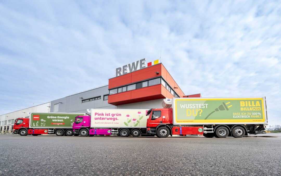 REWE Group Österreich setzt auf grüne Logistik