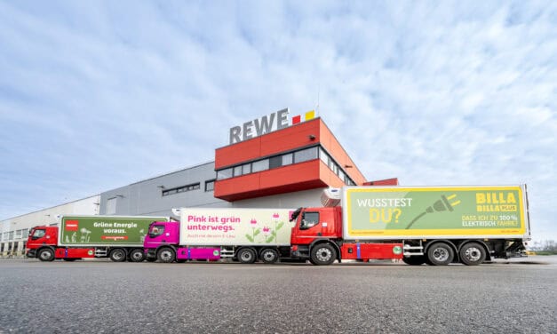 REWE Group Österreich setzt auf grüne Logistik