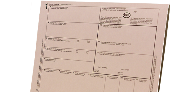 CRM / IRU Frachtbriefe
