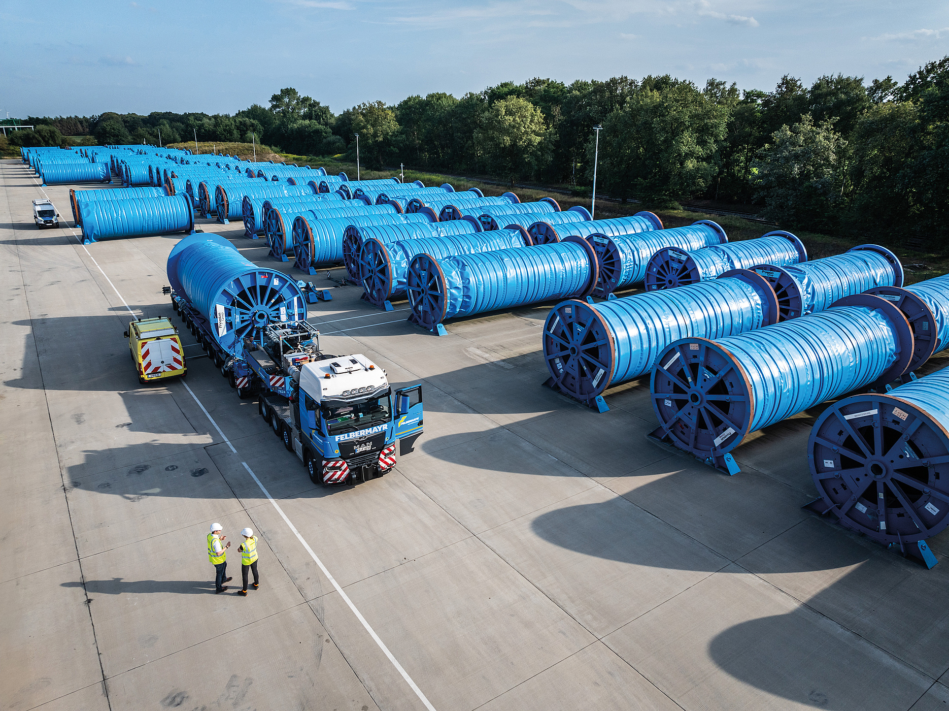 Historisches Transportprojekt