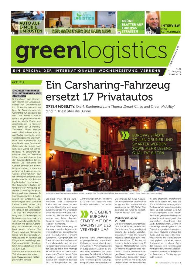 Green Logistics 2015-21