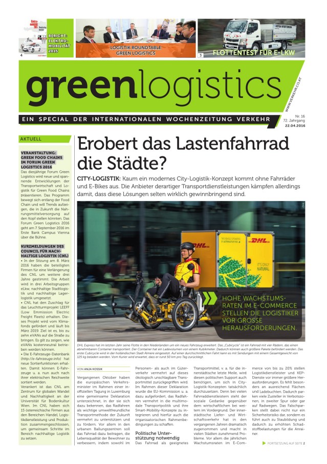 Green Logistics 2016-16