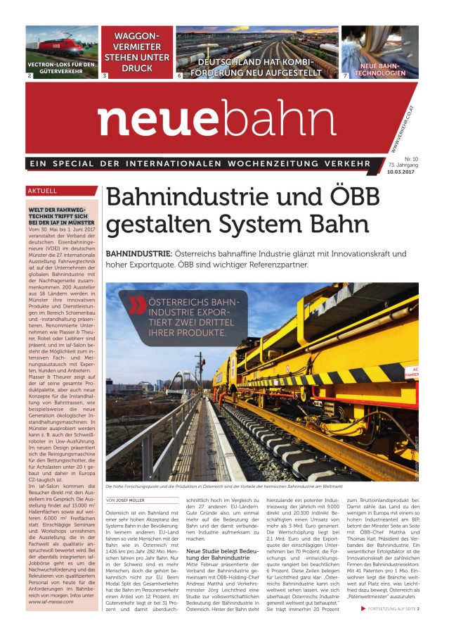 Neue Bahn 2017-10