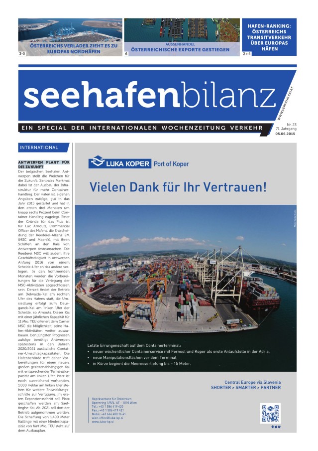 Seehafenbilanz 2015-23